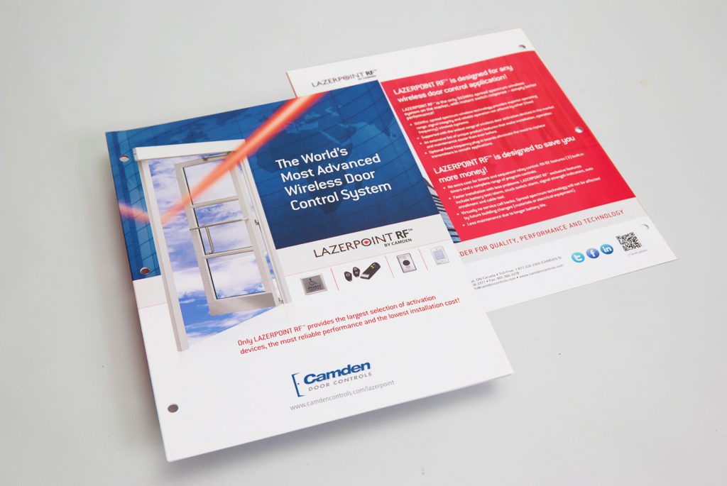 Lazerpoint - trifold brochure cover