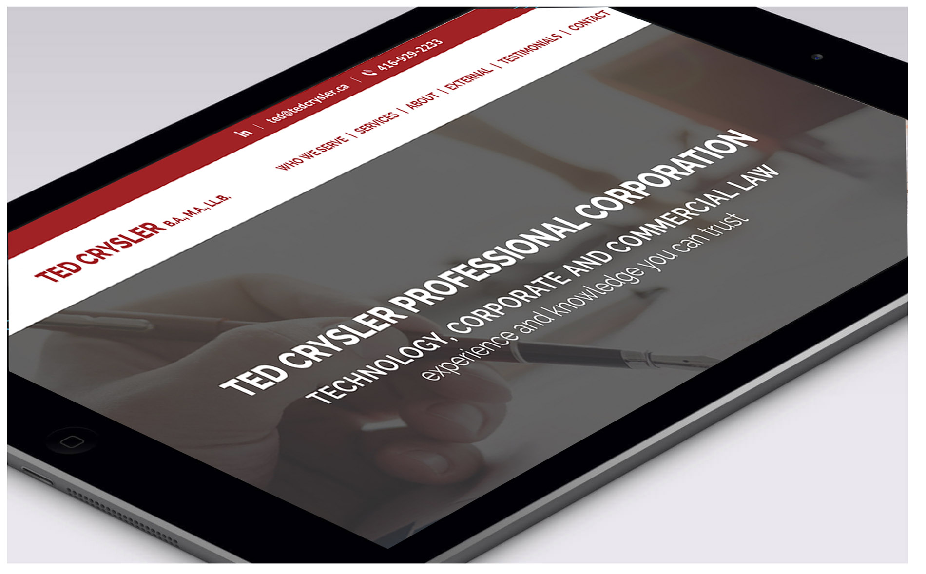 Ted Crysler Professional Corporation Website